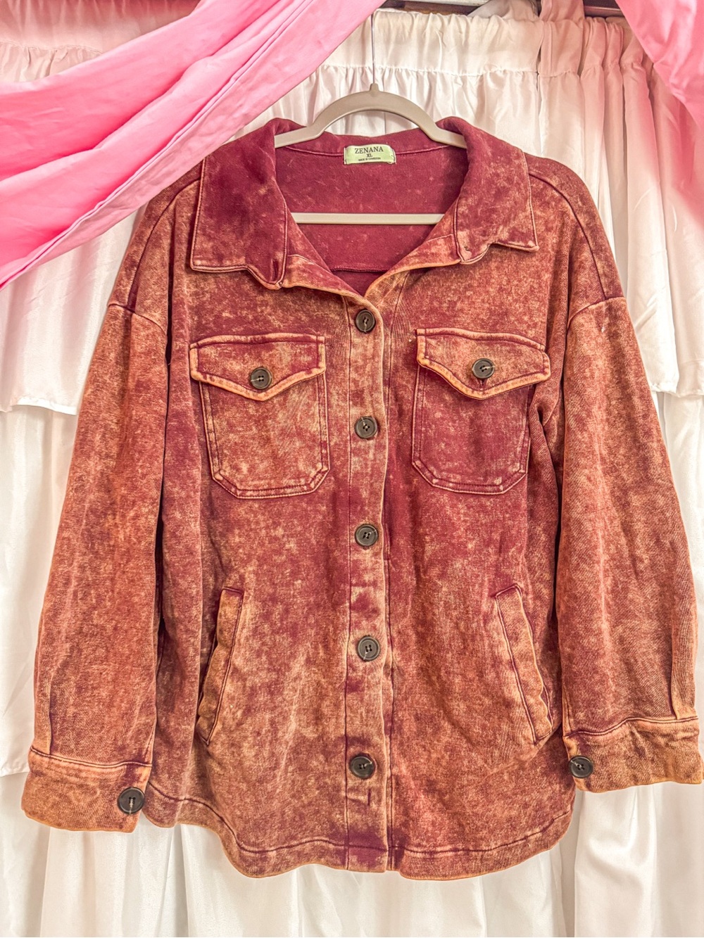 Zenana Boutique Shacket (Shirt-Jacket) size XL
